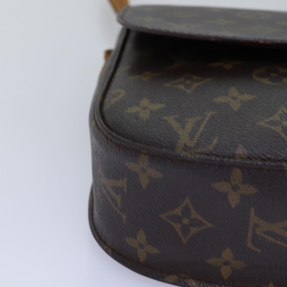 LOUIS VUITTON Monogram Saint Cloud GM Shoulder Bag M51242 LV Auth 76047