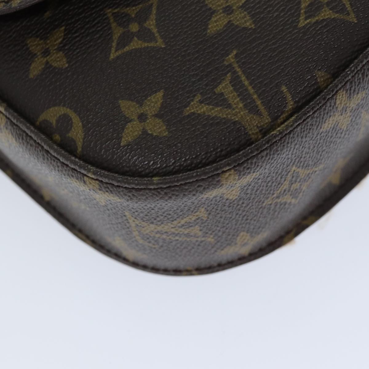 LOUIS VUITTON Monogram Saint Cloud GM Shoulder Bag M51242 LV Auth 76048