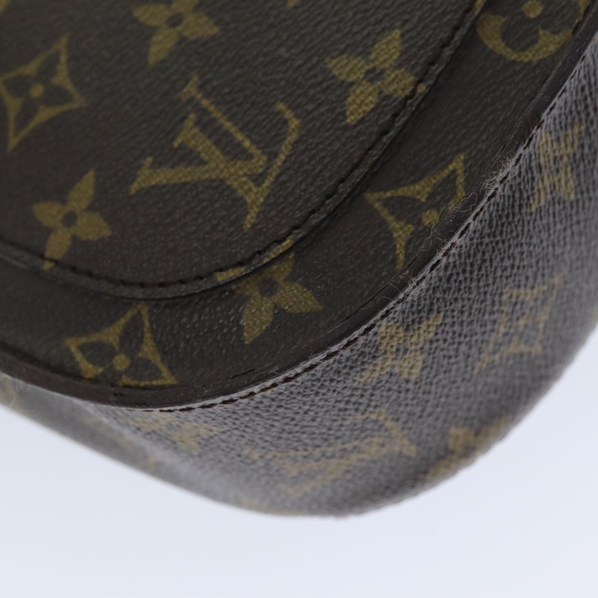 LOUIS VUITTON Monogram Saint Cloud GM Shoulder Bag M51242 LV Auth 76048