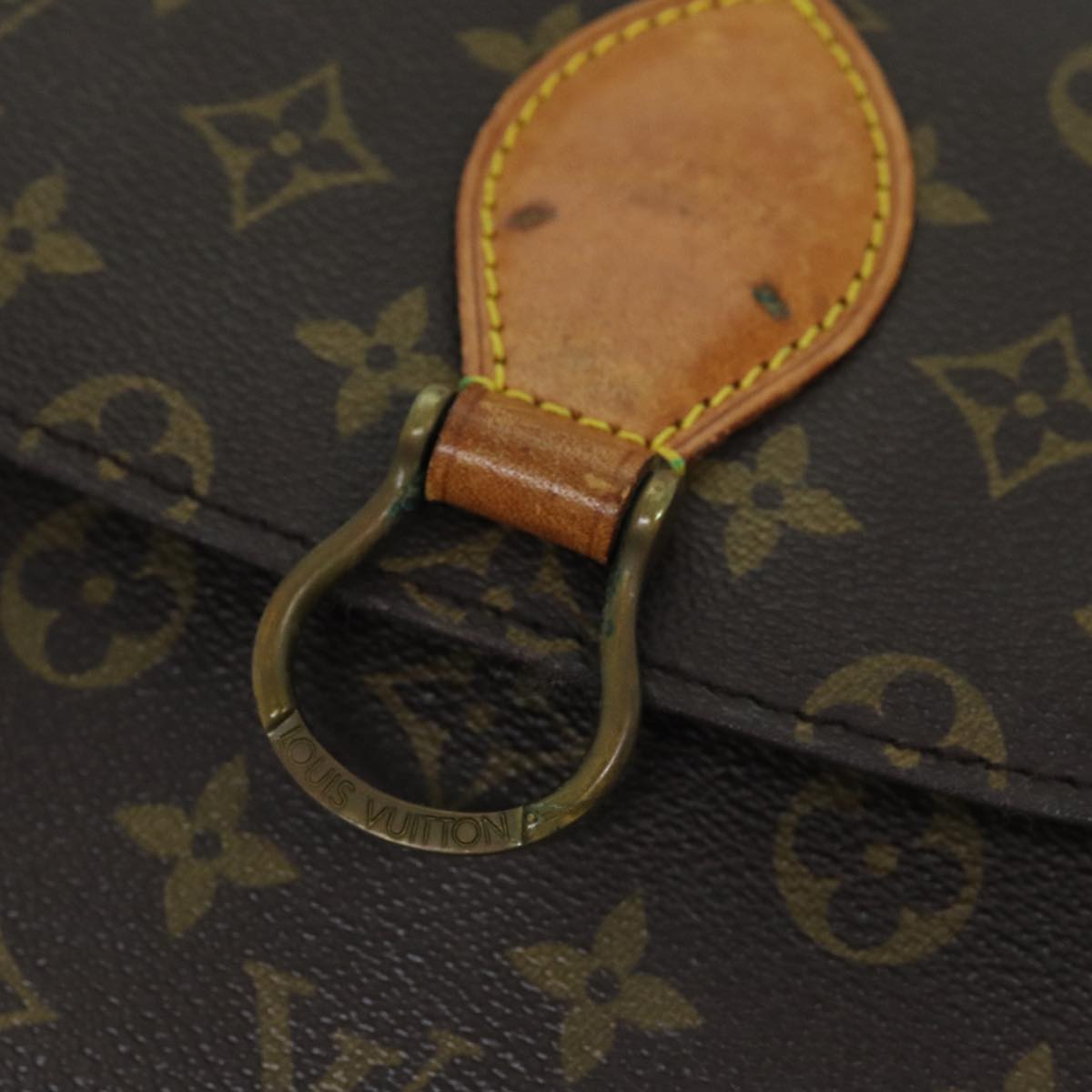 LOUIS VUITTON Monogram Saint Cloud GM Shoulder Bag M51242 LV Auth 76048