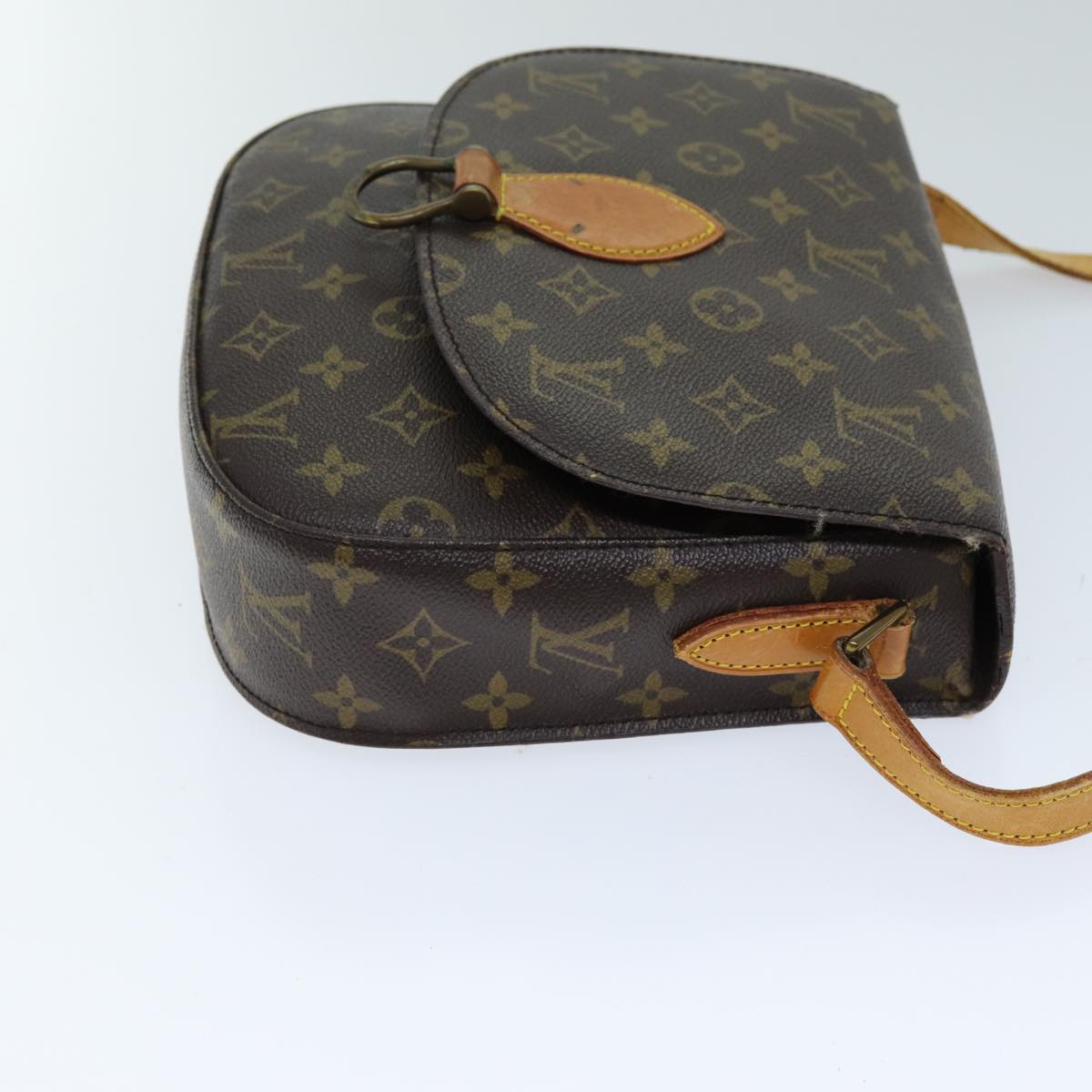 LOUIS VUITTON Monogram Saint Cloud GM Shoulder Bag M51242 LV Auth 76048