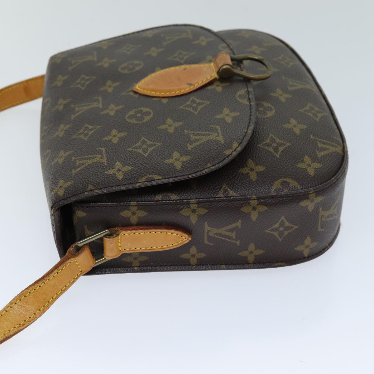 LOUIS VUITTON Monogram Saint Cloud GM Shoulder Bag M51242 LV Auth 76048