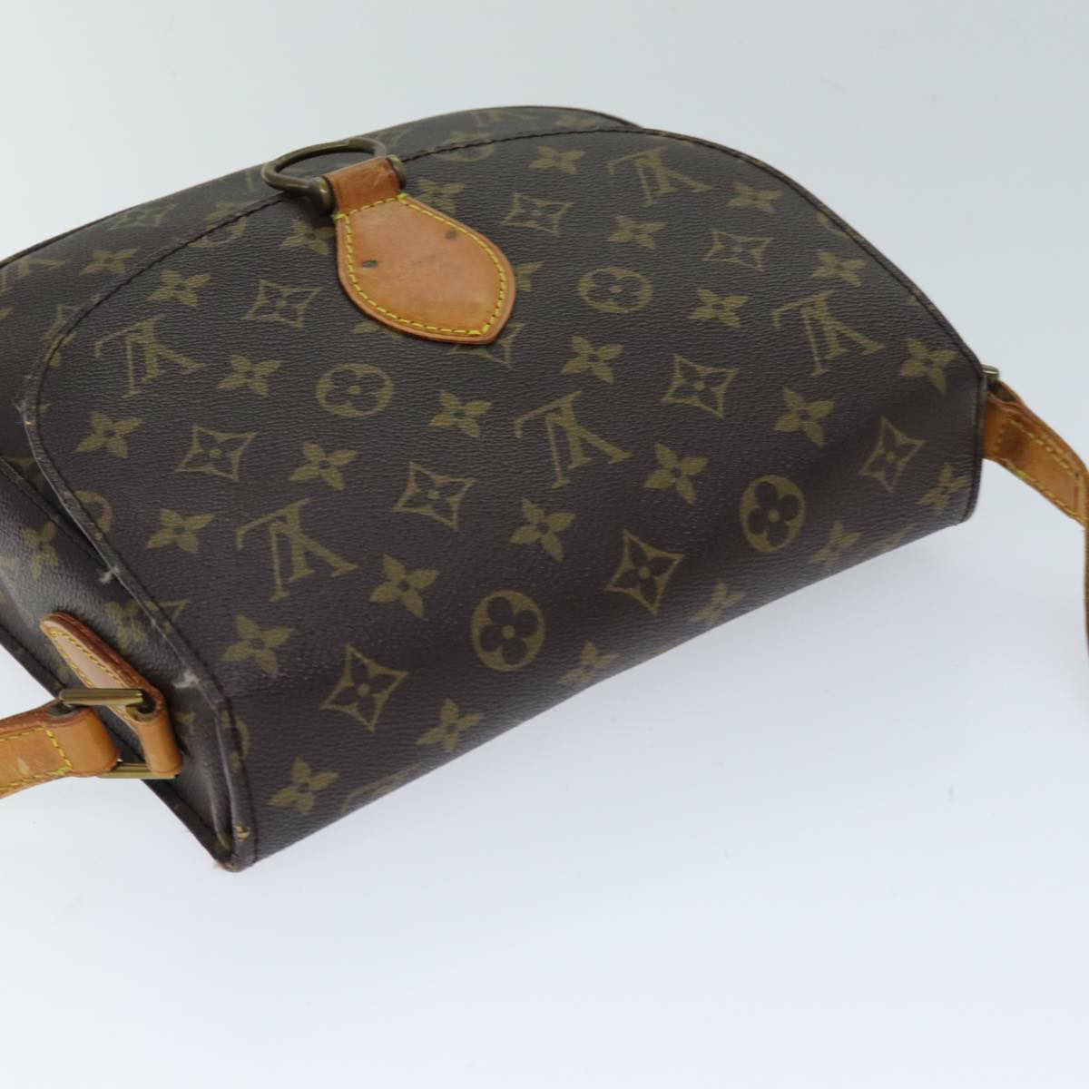 LOUIS VUITTON Monogram Saint Cloud GM Shoulder Bag M51242 LV Auth 76048