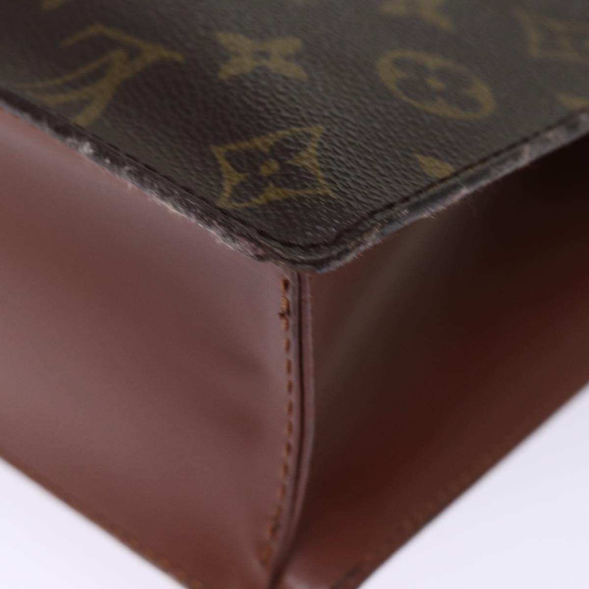 LOUIS VUITTON Monogram Monceau 28 Hand Bag 2way M51185 LV Auth 76049