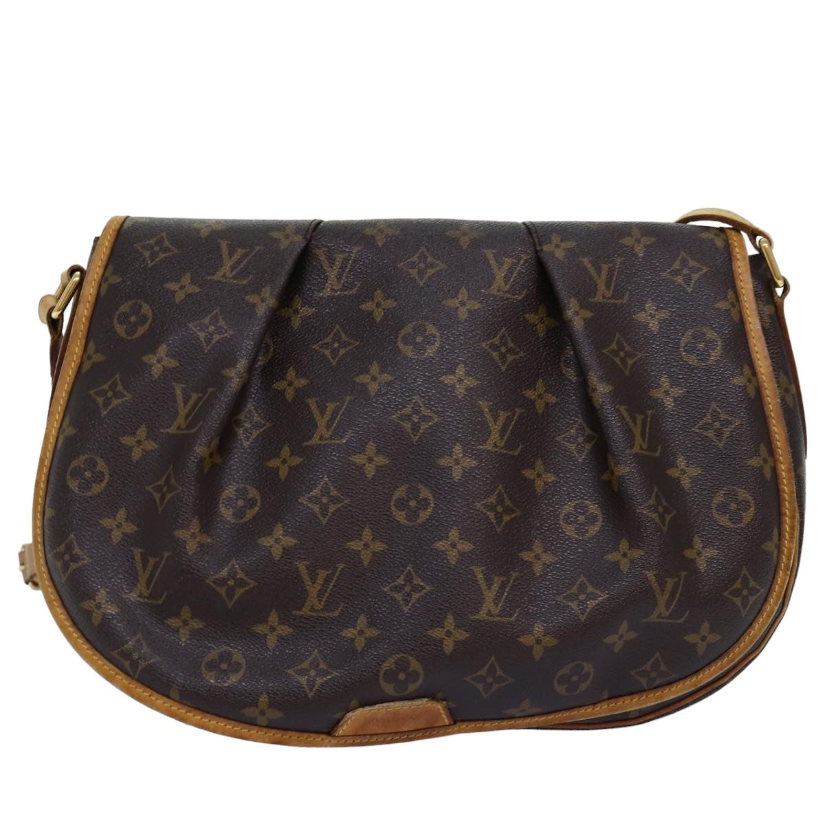 LOUIS VUITTON Monogram Menilmontant MM Shoulder Bag M40473 LV Auth 76060