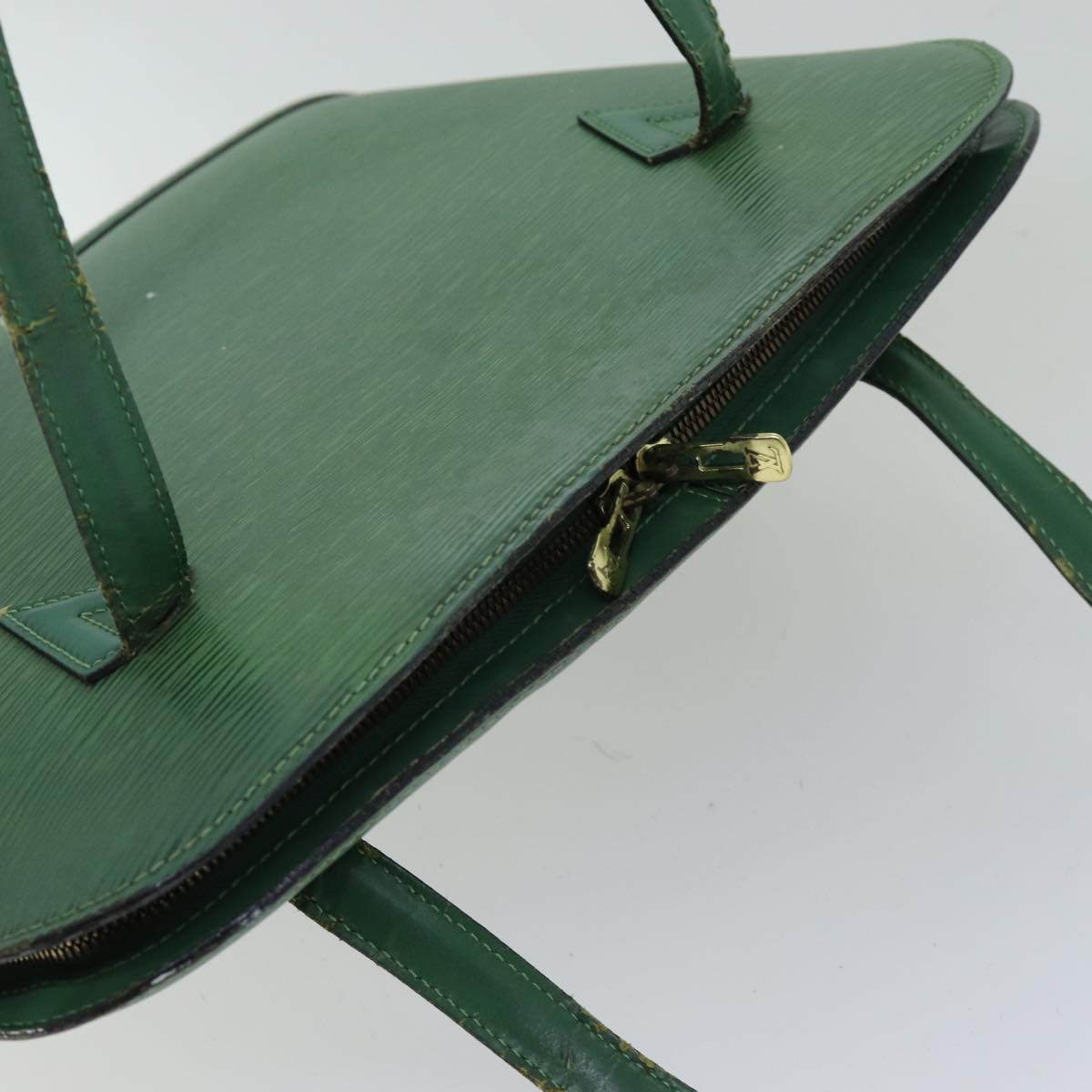 LOUIS VUITTON Epi Lussac Shoulder Bag Green M52284 LV Auth 76073