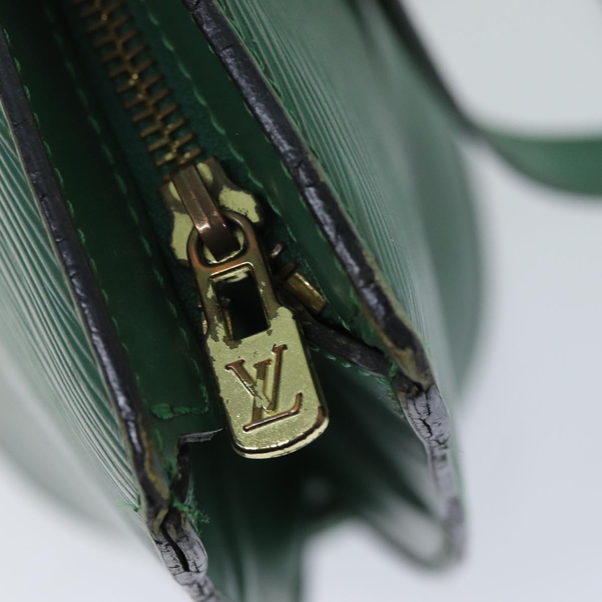 LOUIS VUITTON Epi Saint Jacques Shopping Shoulder Bag Green M52264 LV Auth 76074