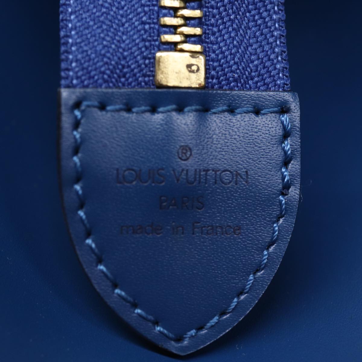 LOUIS VUITTON Epi Riviera Hand Bag Blue M48185 LV Auth 76075