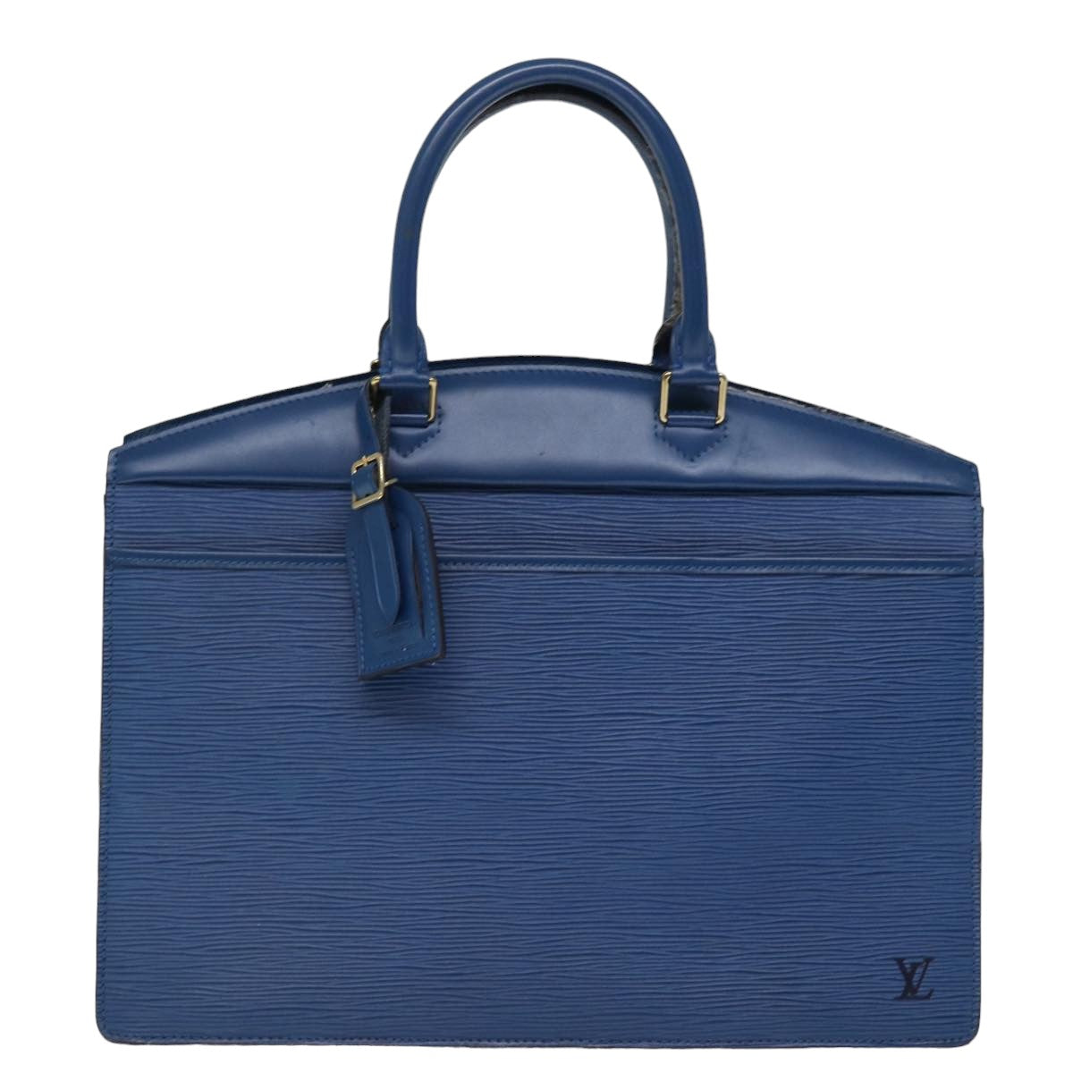 LOUIS VUITTON Epi Riviera Hand Bag Blue M48185 LV Auth 76075