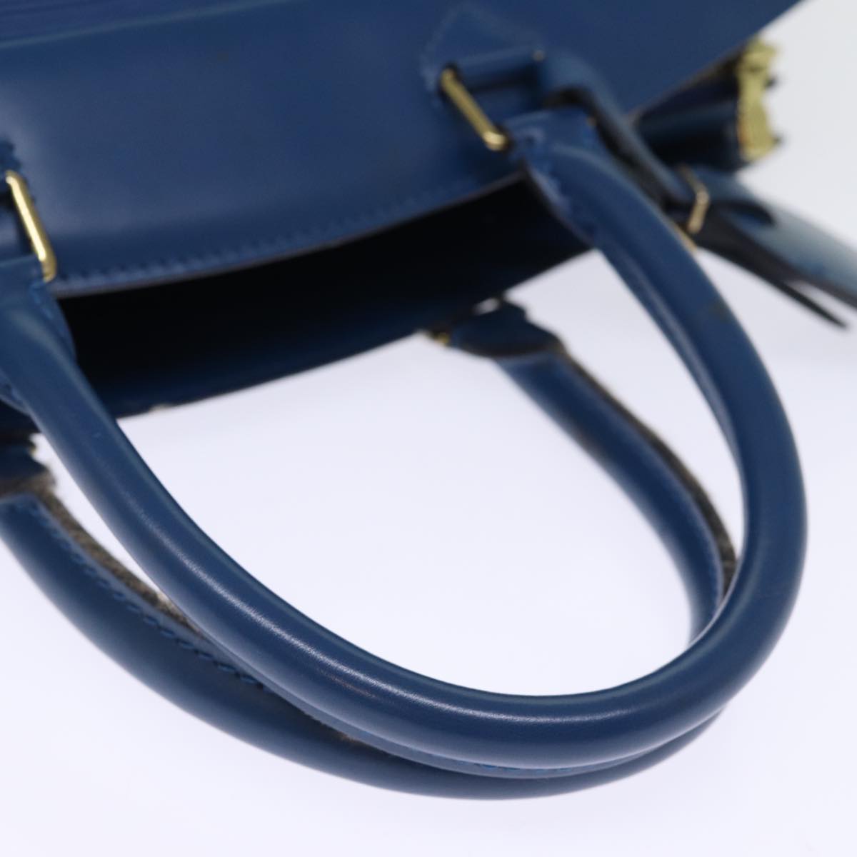 LOUIS VUITTON Epi Riviera Hand Bag Blue M48185 LV Auth 76075