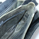 CELINE Shoulder Bag Leather Black Auth 76080-19