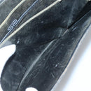 CELINE Shoulder Bag Leather Black Auth 76080-24