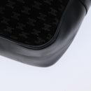 CELINE Macadam Canvas Shoulder Bag Black Auth 76081-16