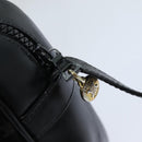 CELINE Macadam Canvas Shoulder Bag Black Auth 76081-18