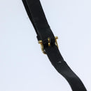 CELINE Macadam Canvas Shoulder Bag Black Auth 76081-8