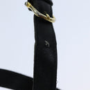 CELINE Macadam Canvas Shoulder Bag Black Auth 76081-9