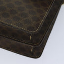 CELINE Macadam Canvas Hand Bag PVC Brown Auth 76087-14