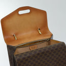 CELINE Macadam Canvas Handtasche PVC Braun Auth 76087-10