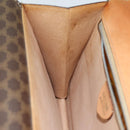 CELINE Macadam Canvas Handtas PVC Bruin Auth 76087-22