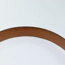 CELINE Macadam Canvas Hand Bag PVC Brown Auth 76087-8