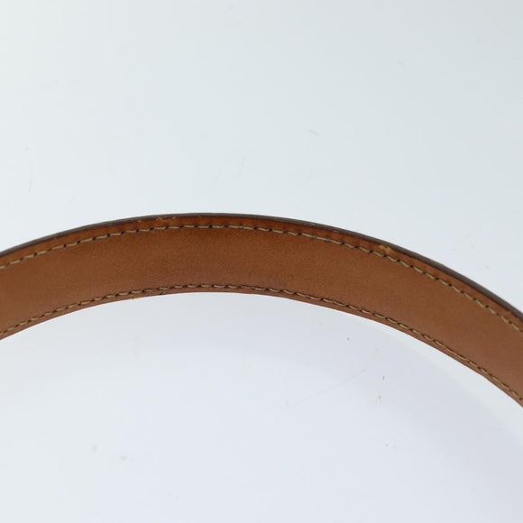CELINE Macadam Canvas Hand Bag PVC Brown Auth 76087