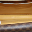 CELINE Macadam Canvas Hand Bag PVC Brown Auth 76088-21