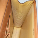 CELINE Macadam Canvas Hand Bag PVC Brown Auth 76088-22