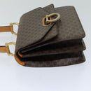 CELINE Macadam Canvas Hand Bag PVC Brown Auth 76088-4