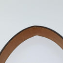 CELINE Macadam Canvas Hand Bag PVC Brown Auth 76088-8