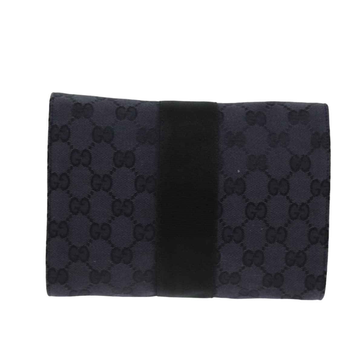 GUCCI GG Canvas Clutch Bag Black 039 0992 Auth 76154 - 0