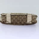 GUCCI GG Canvas Waist bag Beige 145851 Auth 76155-5