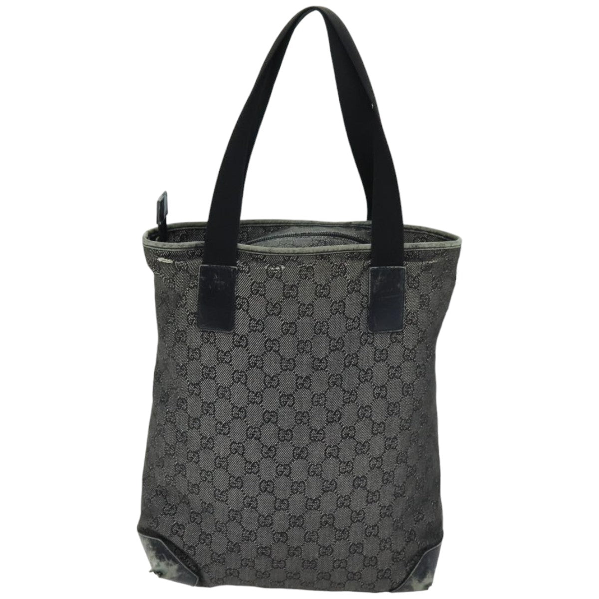 GUCCI GG Canvas Tote Bag Black 28892 Auth 76162 - 0