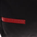 PRADA Boston Bag Nylon Black Gray Auth 76178-17