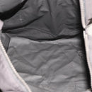 PRADA Boston Bag Nylon Black Gray Auth 76178-11