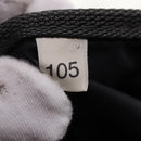 PRADA Boston Bag Nylon Black Gray Auth 76178-12