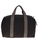 PRADA Boston Bag Nylon Black Gray Auth 76178-2