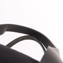 PRADA Boston Bag Nylon Black Gray Auth 76178-8