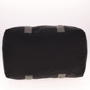 PRADA Boston Bag Nylon Black Gray Auth 76178-5