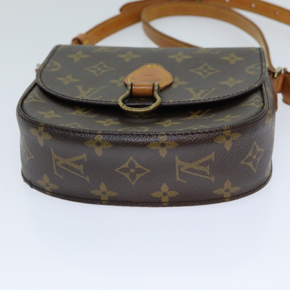 LOUIS VUITTON Monogram Saint Cloud PM Shoulder Bag M51244 LV Auth 76183