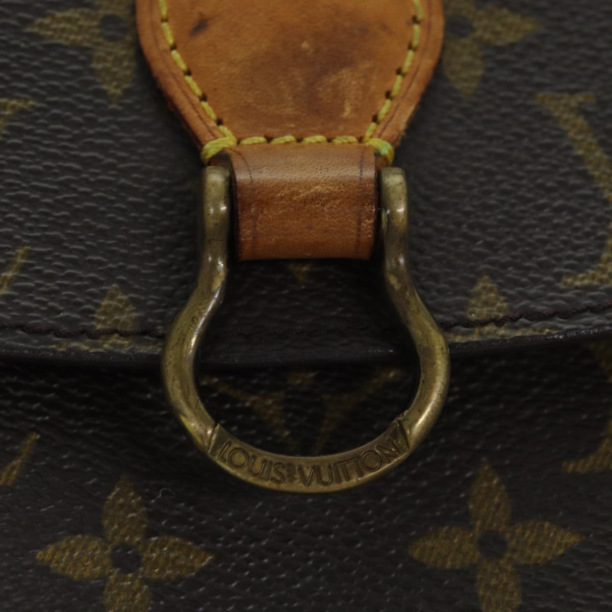 LOUIS VUITTON Monogram Saint Cloud PM Shoulder Bag M51244 LV Auth 76183