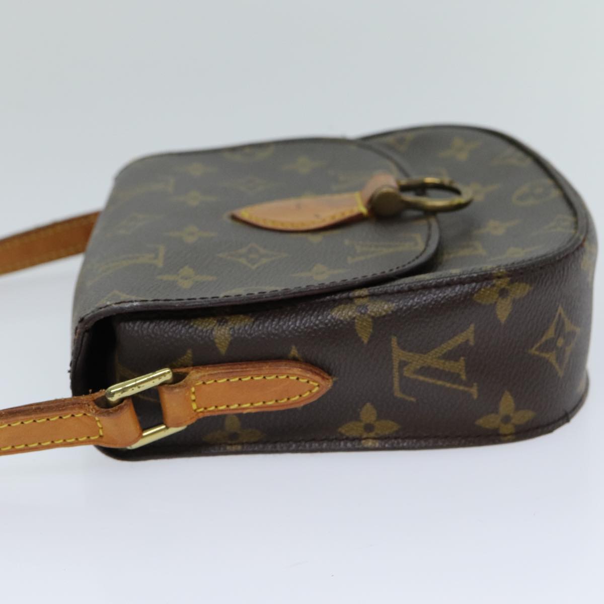 LOUIS VUITTON Monogram Saint Cloud PM Shoulder Bag M51244 LV Auth 76183