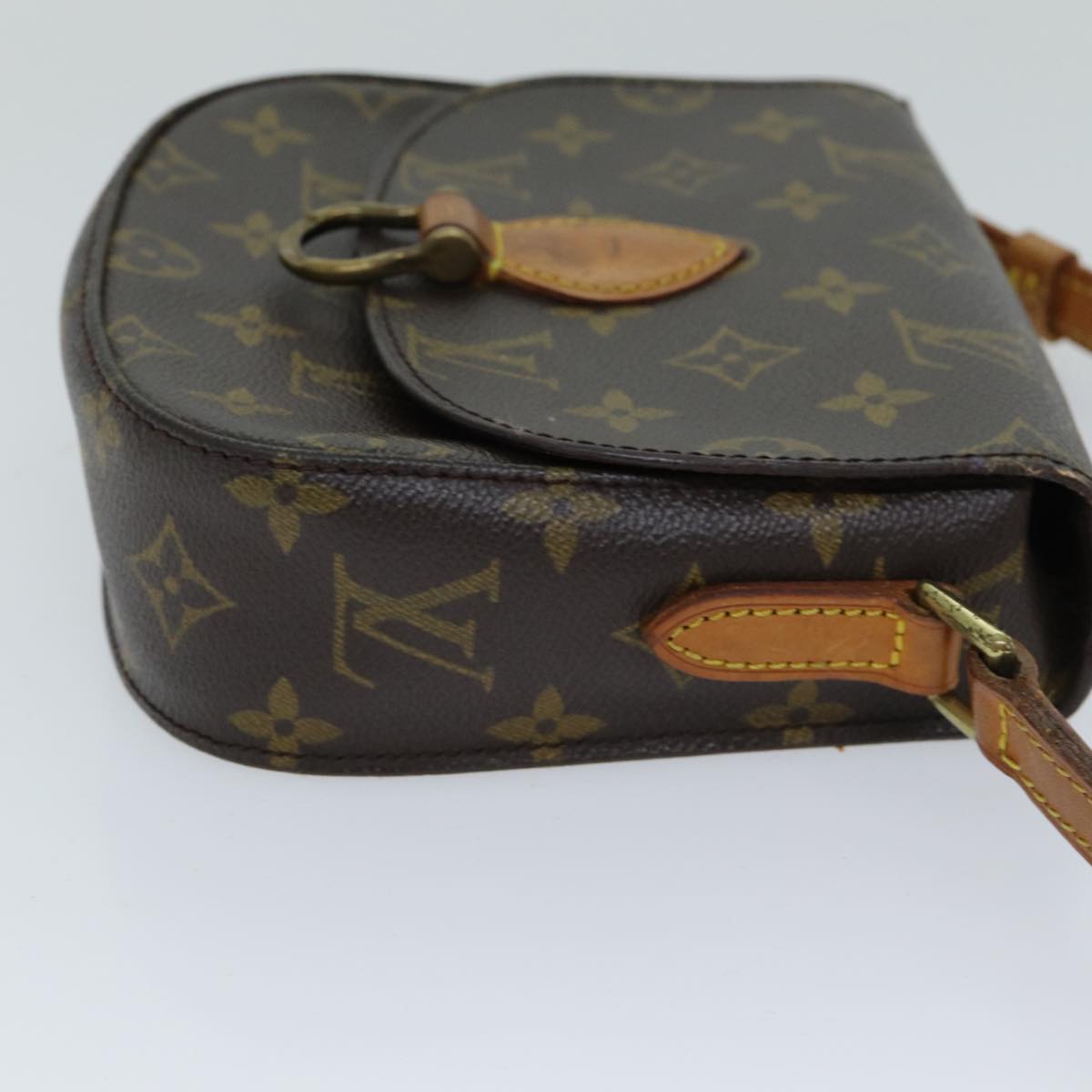 LOUIS VUITTON Monogram Saint Cloud PM Shoulder Bag M51244 LV Auth 76183