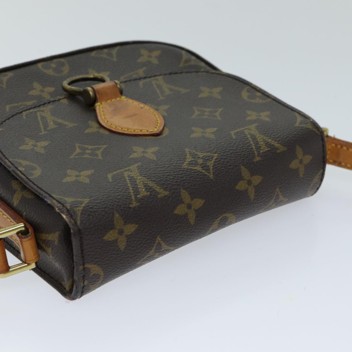 LOUIS VUITTON Monogram Saint Cloud PM Shoulder Bag M51244 LV Auth 76183