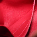 LOUIS VUITTON Vernis Rayure Pochette Cosmetic Pomme D'amour M91721 LV Auth 76184-11