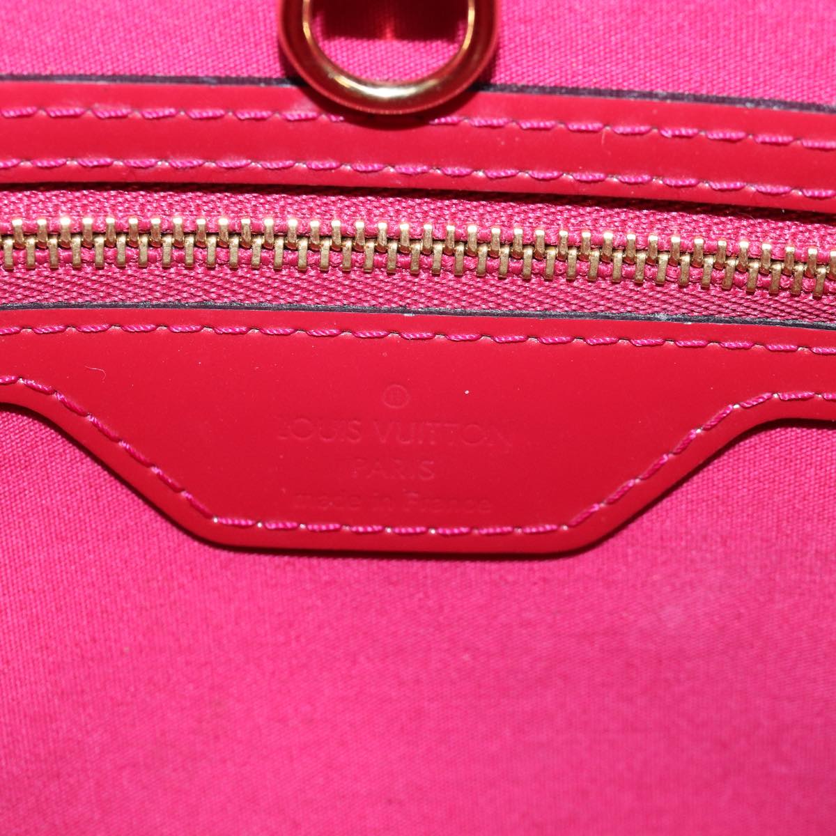 LOUIS VUITTON Monogram Vernis Catalina BB Hand Bag Rose Andian M90016 Auth 76190
