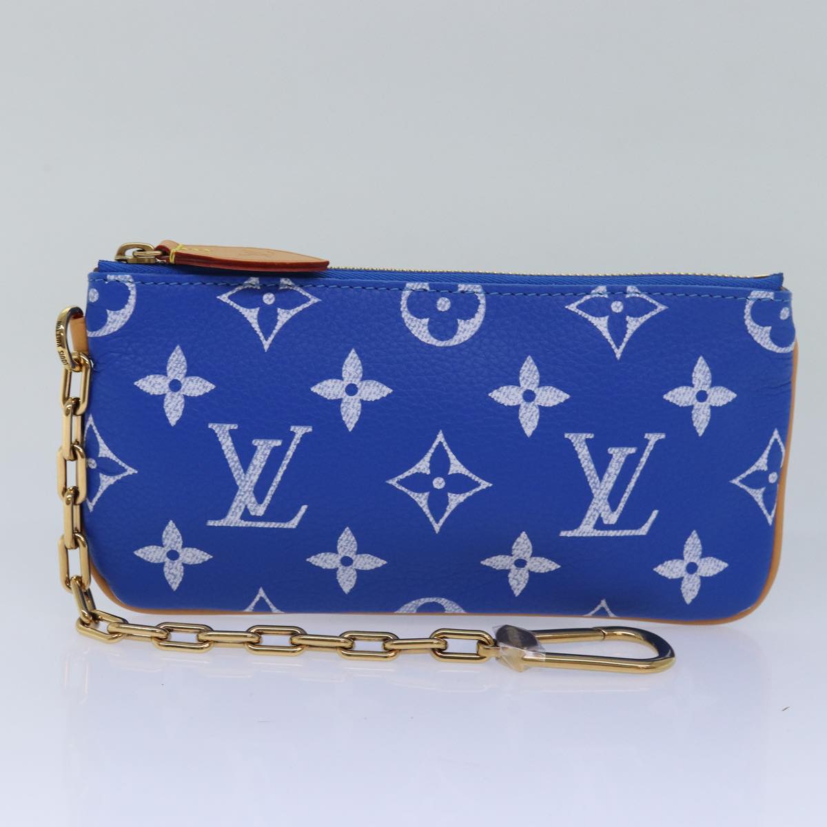 LOUIS VUITTON Monogram Speedy P9 Bandouliere 40 Hand Bag Blue M24418 Auth 76198S