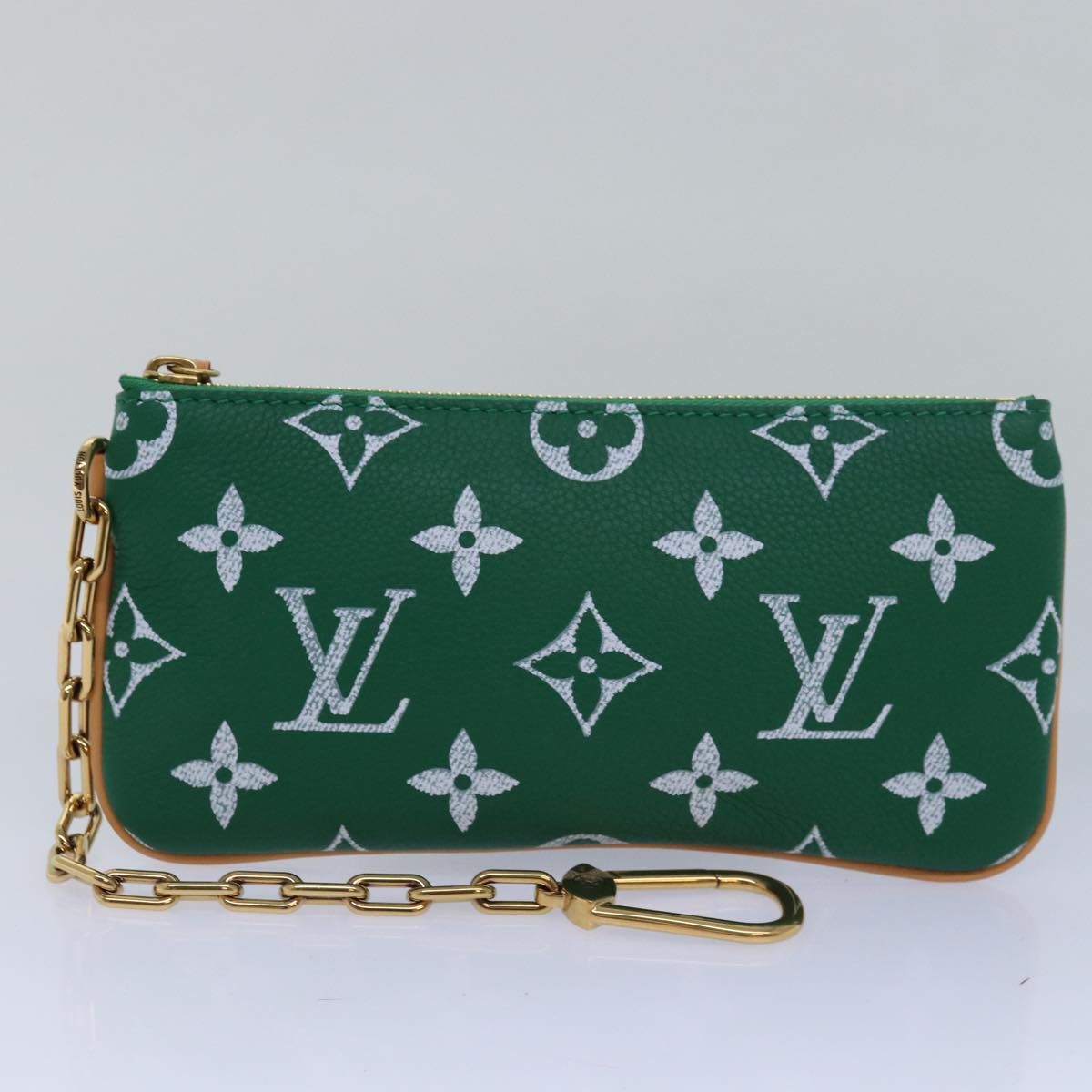 LOUIS VUITTON Monogram Speedy P9 Bandouliere 40 Bag Green M24417 LV Auth 76199S