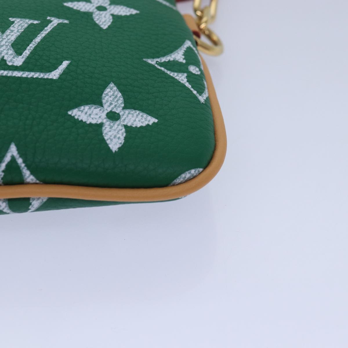 LOUIS VUITTON Monogram Speedy P9 Bandouliere 40 Bag Green M24417 LV Auth 76199S