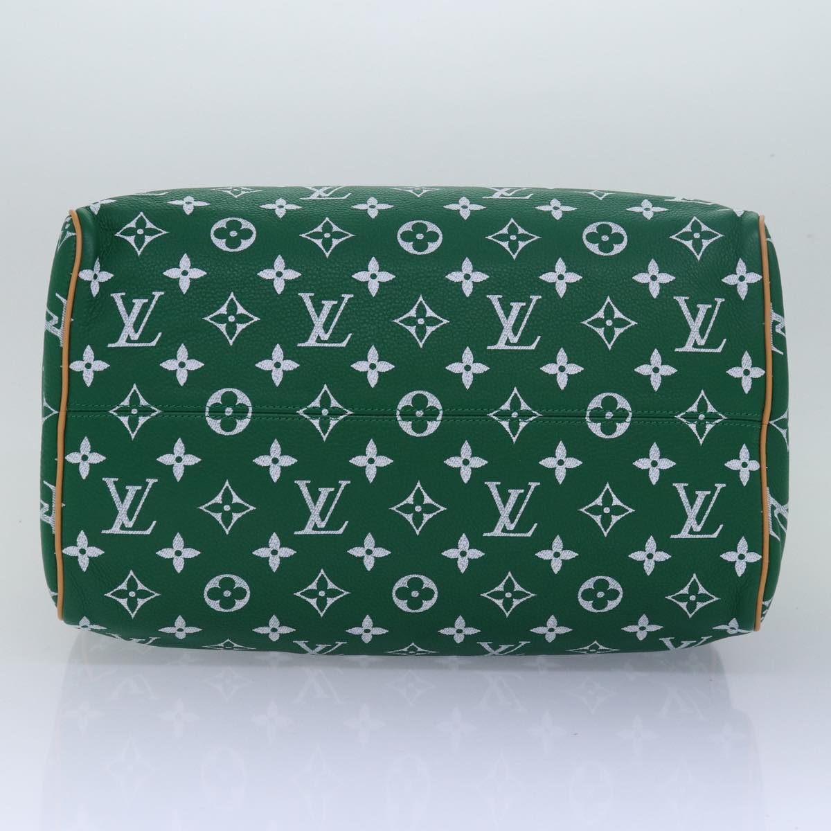 LOUIS VUITTON Monogram Speedy P9 Bandouliere 40 Bag Green M24417 LV Auth 76199S