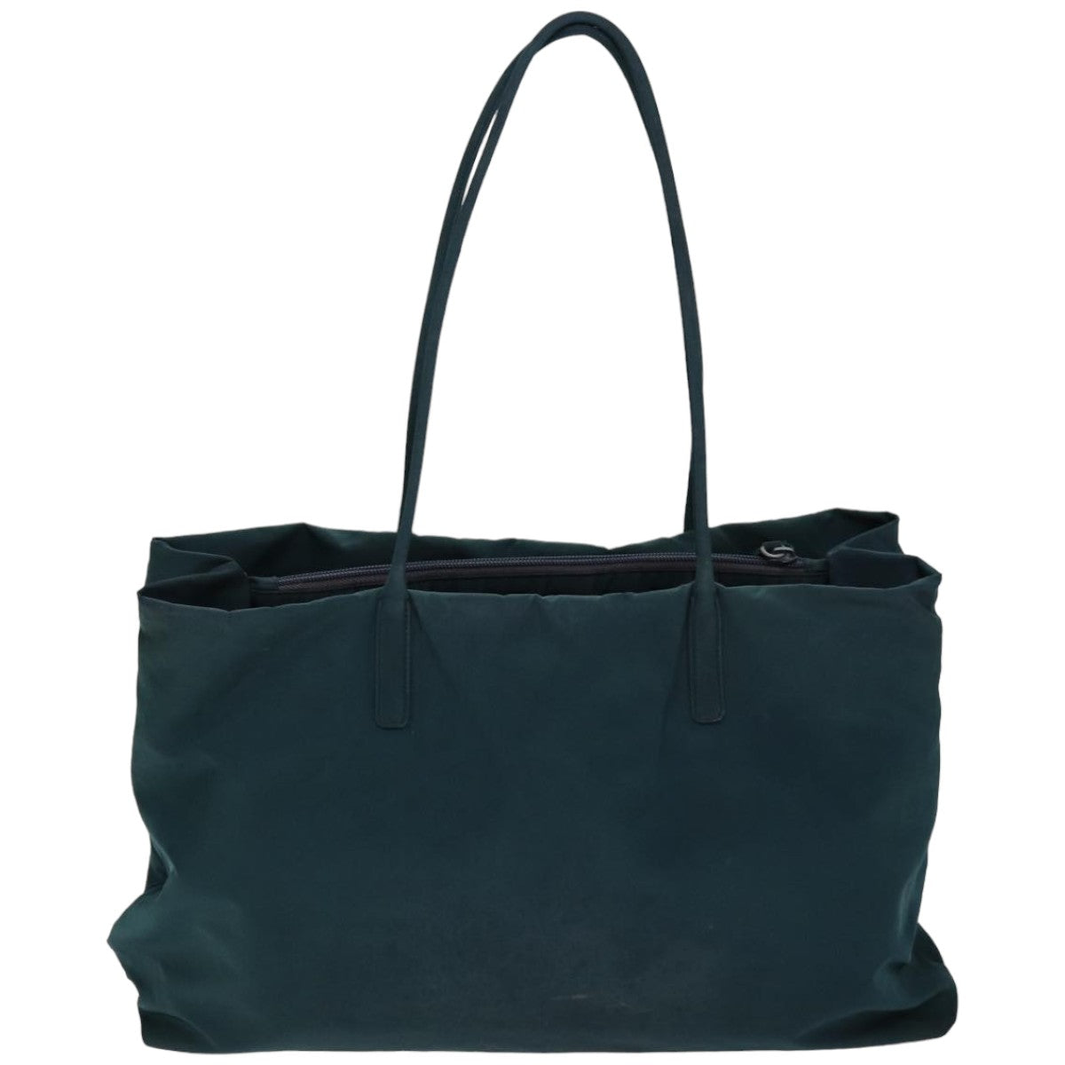 PRADA Tote Bag Nylon Green Auth 76204 - 0